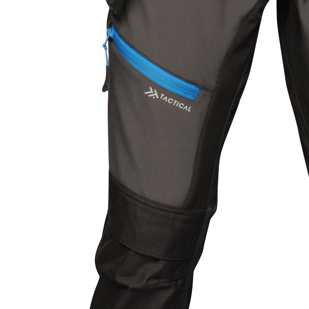 Regatta Men Professional Pro Cargo Hardwearing Water Repellent Multi Pocket  Trousers - Navy, Size: 28